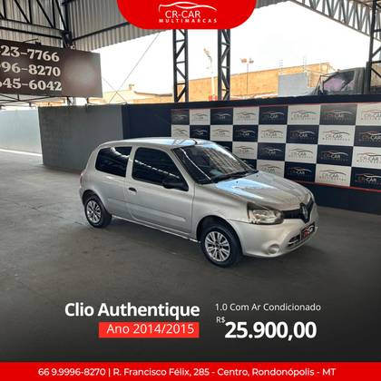 RENAULT CLIO 1.0 AUTHENTIQUE 16V FLEX 2P MANUAL