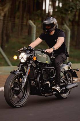 ROYAL ENFIELD SHOTGUN 650 DRILL GREEN 