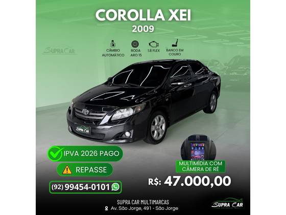 TOYOTA COROLLA 1.8 XEI 16V FLEX 4P AUTOMÁTICO