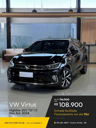 VOLKSWAGEN-VIRTUS-1.0 200 TSI HIGHLINE AUTOMÁTICO VOLKSWAGEN-VIRTUS-2024