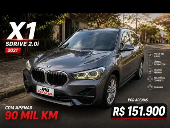 BMW-X1-2.0 16V TURBO ACTIVEFLEX SDRIVE20I 4P AUTOMÁTICO BMW-X1-2020