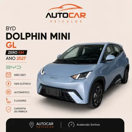 BYD DOLPHIN MINI 38 KW ELÉTRICO GL BYD DOLPHIN MINI 38 KW ELÉTRICO GL