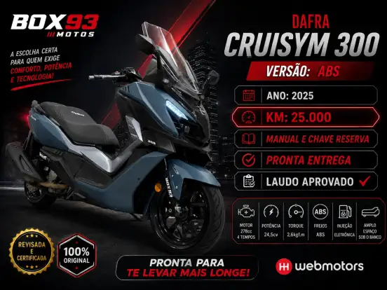 DAFRA-CRUISYM 300 DAFRA-CRUISYM 300-2025