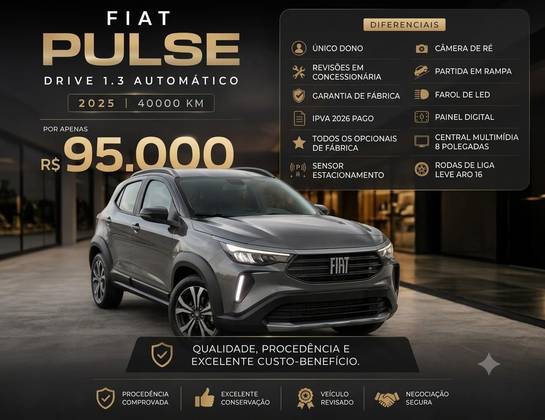 FIAT PULSE 1.3 FLEX DRIVE CVT