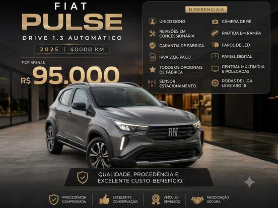 FIAT-PULSE-1.3 FLEX DRIVE CVT FIAT-PULSE-2024