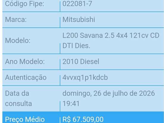 MITSUBISHI-L200-2.5 GL 4X4 CD 8V TURBO DIESEL 4P MANUAL MITSUBISHI-L200-2009