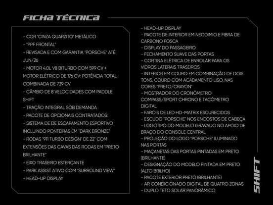 PORSCHE-CAYENNE-4.0 V8 E-HYBRID TURBO AWD TIPTRONIC S PORSCHE-CAYENNE-2024