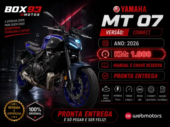 YAMAHA MT-07 CONNECTED ABS YAMAHA MT-07 CONNECTED ABS
