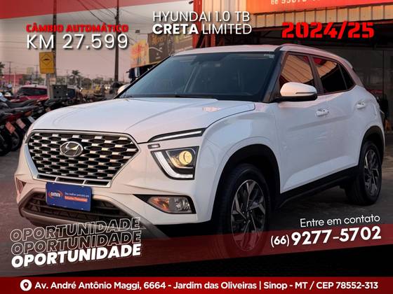 HYUNDAI CRETA 1.0 TGDI FLEX LIMITED AUTOMÁTICO
