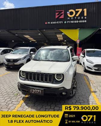 JEEP RENEGADE 1.8 16V FLEX LONGITUDE 4P AUTOMÁTICO