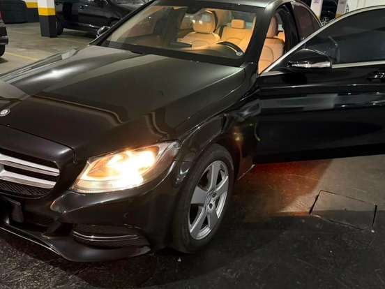 MERCEDES-BENZ-C 180-1.6 CGI AVANTGARDE 16V TURBO GASOLINA 4P AUTOMÁTICO MERCEDES-BENZ-C 180-2015