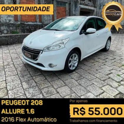 PEUGEOT 208 1.6 ALLURE 16V FLEX 4P AUTOMÁTICO