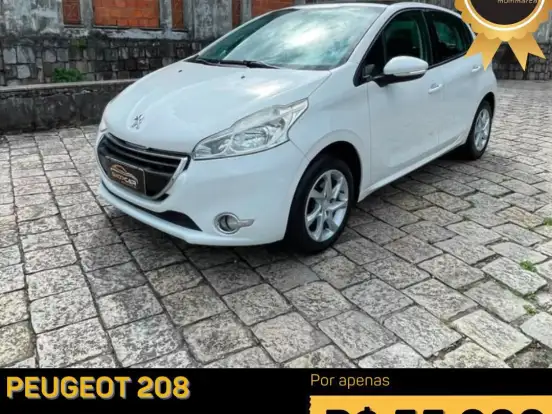 PEUGEOT-208-1.6 ALLURE 16V FLEX 4P AUTOMÁTICO PEUGEOT-208-2015