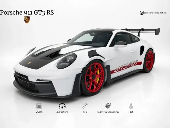 PORSCHE 911 4.0 24V H6 GASOLINA GT3 RS PDK PORSCHE 911 4.0 24V H6 GASOLINA GT3 RS PDK
