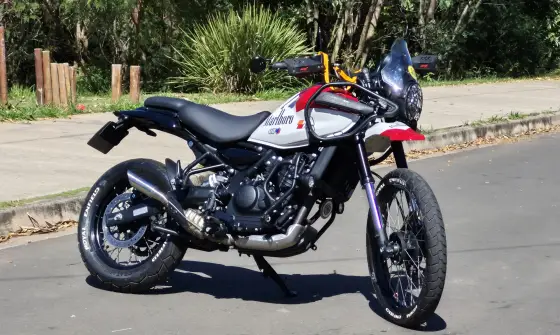 ROYAL ENFIELD HIMALAYAN 450 SLATE POPPY BLUE ROYAL ENFIELD HIMALAYAN 450 SLATE POPPY BLUE