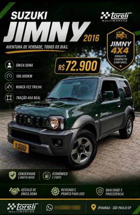 SUZUKI JIMNY 1.3 4ALL 4X4 16V GASOLINA 2P MANUAL