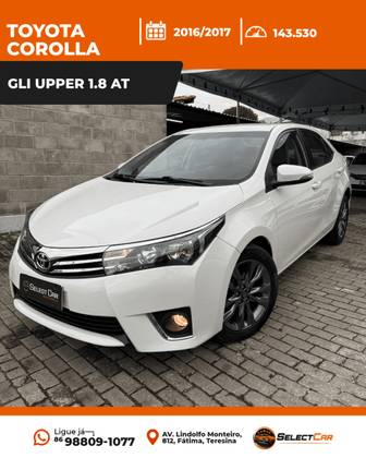 TOYOTA COROLLA 1.8 GLI UPPER 16V FLEX 4P AUTOMÁTICO