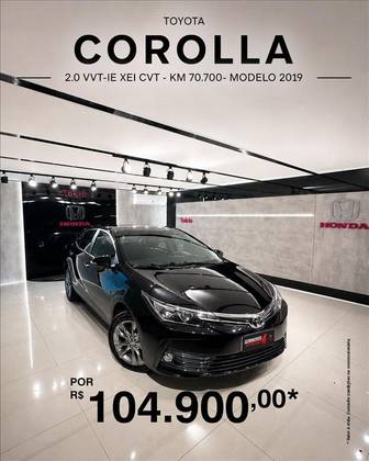 TOYOTA COROLLA 2.0 XEI 16V FLEX 4P AUTOMÁTICO