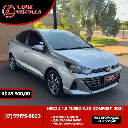 HYUNDAI HB20S 1.0 TGDI FLEX COMFORT AUTOMÁTICO