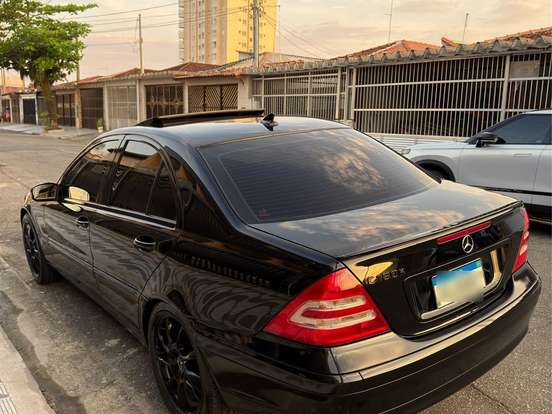 MERCEDES-BENZ-C 180 K-1.8 CLASSIC KOMPRESSOR 16V 143 CV GASOLINA 4P AUTOMÁTICO MERCEDES-BENZ-C 180 K-2003