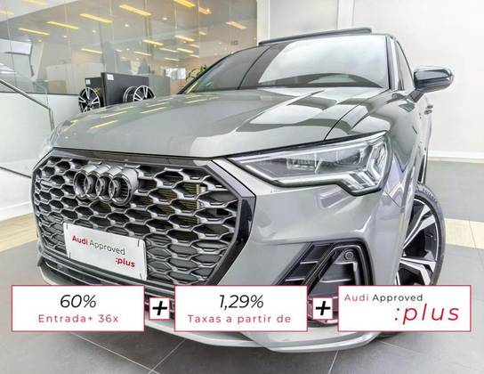 AUDI Q3 2.0 40 TFSI GASOLINA SPORTBACK PERFORMANCE BLACK PLUS QUATTRO TIPTRONIC