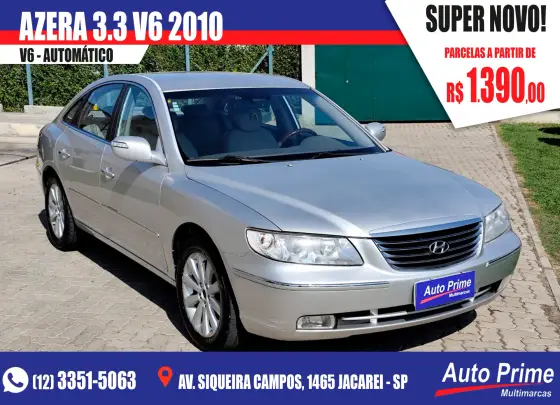 HYUNDAI AZERA 3.3 MPFI GLS SEDAN V6 24V GASOLINA 4P AUTOMÁTICO HYUNDAI AZERA 3.3 MPFI GLS SEDAN V6 24V GASOLINA 4P AUTOMÁTICO