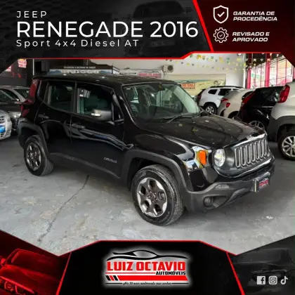 JEEP RENEGADE 2.0 16V TURBO DIESEL SPORT 4P 4X4 AUTOMÁTICO JEEP RENEGADE 2.0 16V TURBO DIESEL SPORT 4P 4X4 AUTOMÁTICO