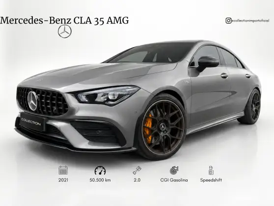MERCEDES-BENZ CLA 35 AMG 2.0 CGI GASOLINA 4MATIC 7G-DCT MERCEDES-BENZ CLA 35 AMG 2.0 CGI GASOLINA 4MATIC 7G-DCT