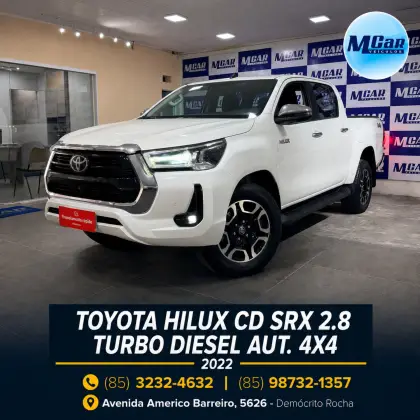 TOYOTA HILUX 2.8 D-4D TURBO DIESEL CD SRX 4X4 AUTOMÁTICO