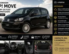 VOLKSWAGEN UP 1.0 MPI MOVE UP 12V FLEX 4P AUTOMATIZADO VOLKSWAGEN UP 1.0 MPI MOVE UP 12V FLEX 4P AUTOMATIZADO