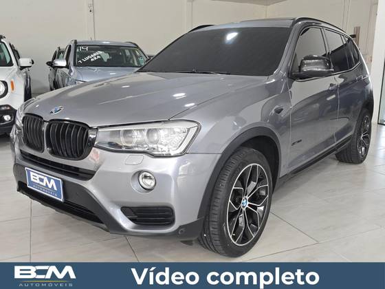 BMW X3 2.0 20I X LINE 4X4 16V GASOLINA 4P AUTOMÁTICO