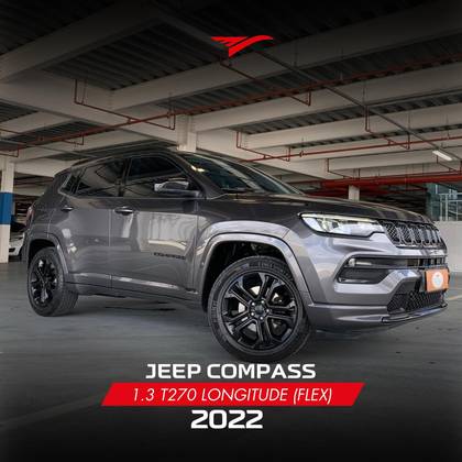 JEEP COMPASS 1.3 T270 TURBO FLEX LONGITUDE AT6