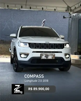 JEEP COMPASS 2.0 16V FLEX LONGITUDE AUTOMÁTICO