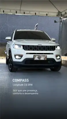 JEEP-COMPASS-2.0 16V FLEX LONGITUDE AUTOMÁTICO JEEP-COMPASS-2017