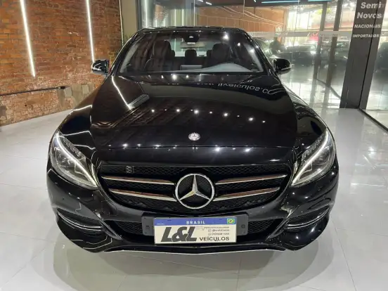 MERCEDES-BENZ-C 180-1.6 CGI 16V TURBO GASOLINA 4P AUTOMÁTICO MERCEDES-BENZ-C 180-2014