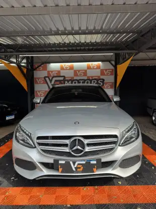 MERCEDES-BENZ-C 180-1.6 CGI AVANTGARDE 16V TURBO GASOLINA 4P AUTOMÁTICO MERCEDES-BENZ-C 180-2015