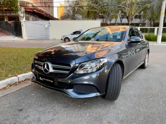 MERCEDES-BENZ-C 180-1.6 CGI AVANTGARDE 16V TURBO GASOLINA 4P AUTOMÁTICO MERCEDES-BENZ-C 180-2015