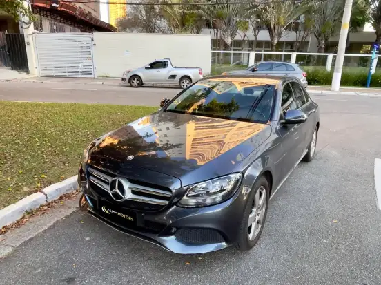 MERCEDES-BENZ-C 180-1.6 CGI AVANTGARDE 16V TURBO GASOLINA 4P AUTOMÁTICO MERCEDES-BENZ-C 180-2015