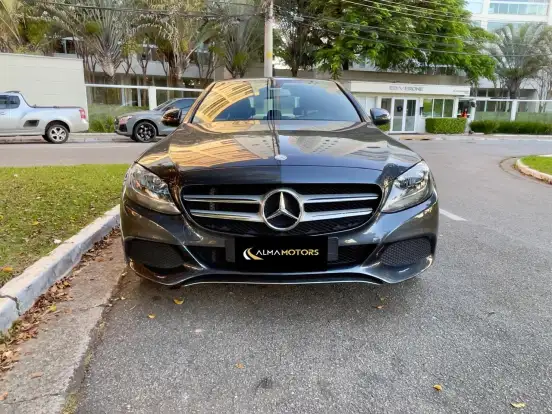 MERCEDES-BENZ-C 180-1.6 CGI AVANTGARDE 16V TURBO GASOLINA 4P AUTOMÁTICO MERCEDES-BENZ-C 180-2015