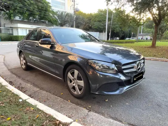MERCEDES-BENZ-C 180-1.6 CGI AVANTGARDE 16V TURBO GASOLINA 4P AUTOMÁTICO MERCEDES-BENZ-C 180-2015