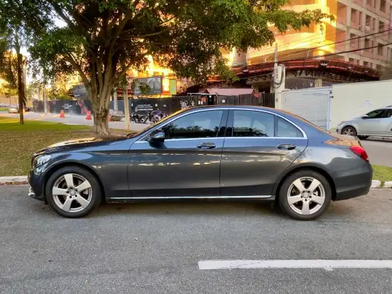 MERCEDES-BENZ-C 180-1.6 CGI AVANTGARDE 16V TURBO GASOLINA 4P AUTOMÁTICO MERCEDES-BENZ-C 180-2015