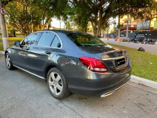 MERCEDES-BENZ-C 180-1.6 CGI AVANTGARDE 16V TURBO GASOLINA 4P AUTOMÁTICO MERCEDES-BENZ-C 180-2015