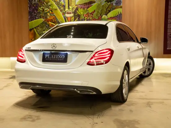 MERCEDES-BENZ-C 180-1.6 CGI EXCLUSIVE 16V TURBO GASOLINA 4P AUTOMÁTICO MERCEDES-BENZ-C 180-2016