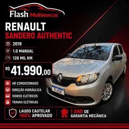 RENAULT SANDERO 1.0 12V SCE FLEX AUTHENTIQUE MANUAL