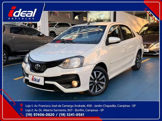 TOYOTA ETIOS 1.5 XLS SEDAN 16V FLEX 4P AUTOMÁTICO