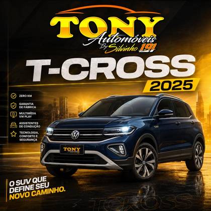 VOLKSWAGEN T-CROSS 1.0 200 TSI TOTAL FLEX AUTOMÁTICO
