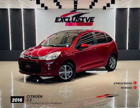 CITROËN-C3-1.5 TENDANCE 8V FLEX 4P MANUAL CITROËN-C3-2015