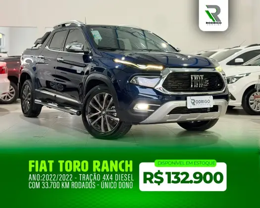 FIAT TORO 2.0 16V TURBO DIESEL RANCH 4WD AT9 FIAT TORO 2.0 16V TURBO DIESEL RANCH 4WD AT9