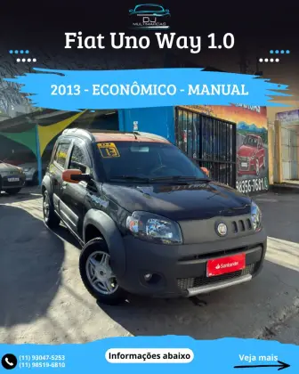 FIAT UNO 1.0 MPI MILLE WAY ECONOMY 8V FLEX 4P MANUAL