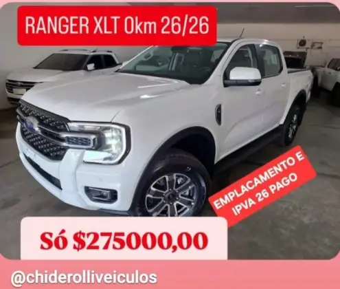 FORD RANGER 3.0 V6 TURBO DIESEL CD XLT 4X4 AUTOMÁTICO FORD RANGER 3.0 V6 TURBO DIESEL CD XLT 4X4 AUTOMÁTICO